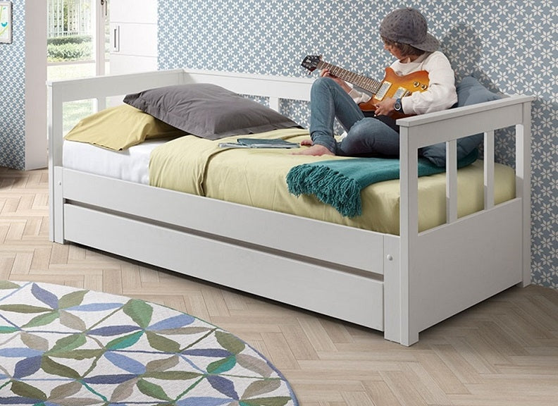 Pino Pull Out Bed With Drawer - closed