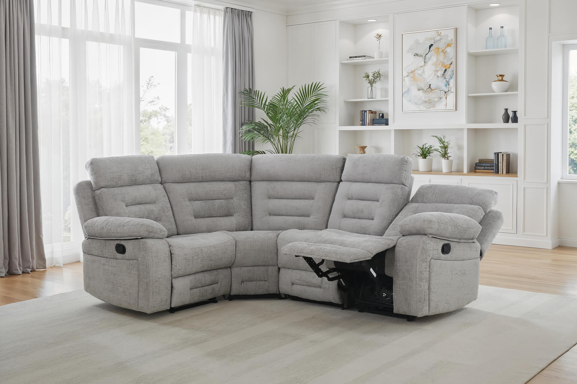Wilbur Corner Group Manual Recliner