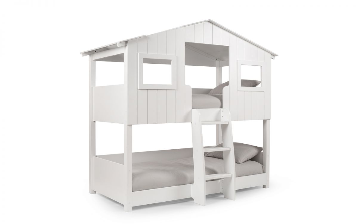 Willow Treehouse White Bunk Bed