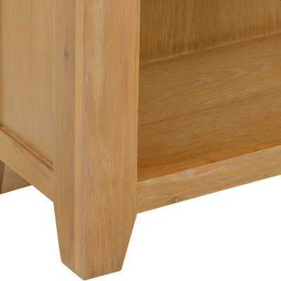 WINDSOR LOW BOOKCASE - NATURAL OAK
