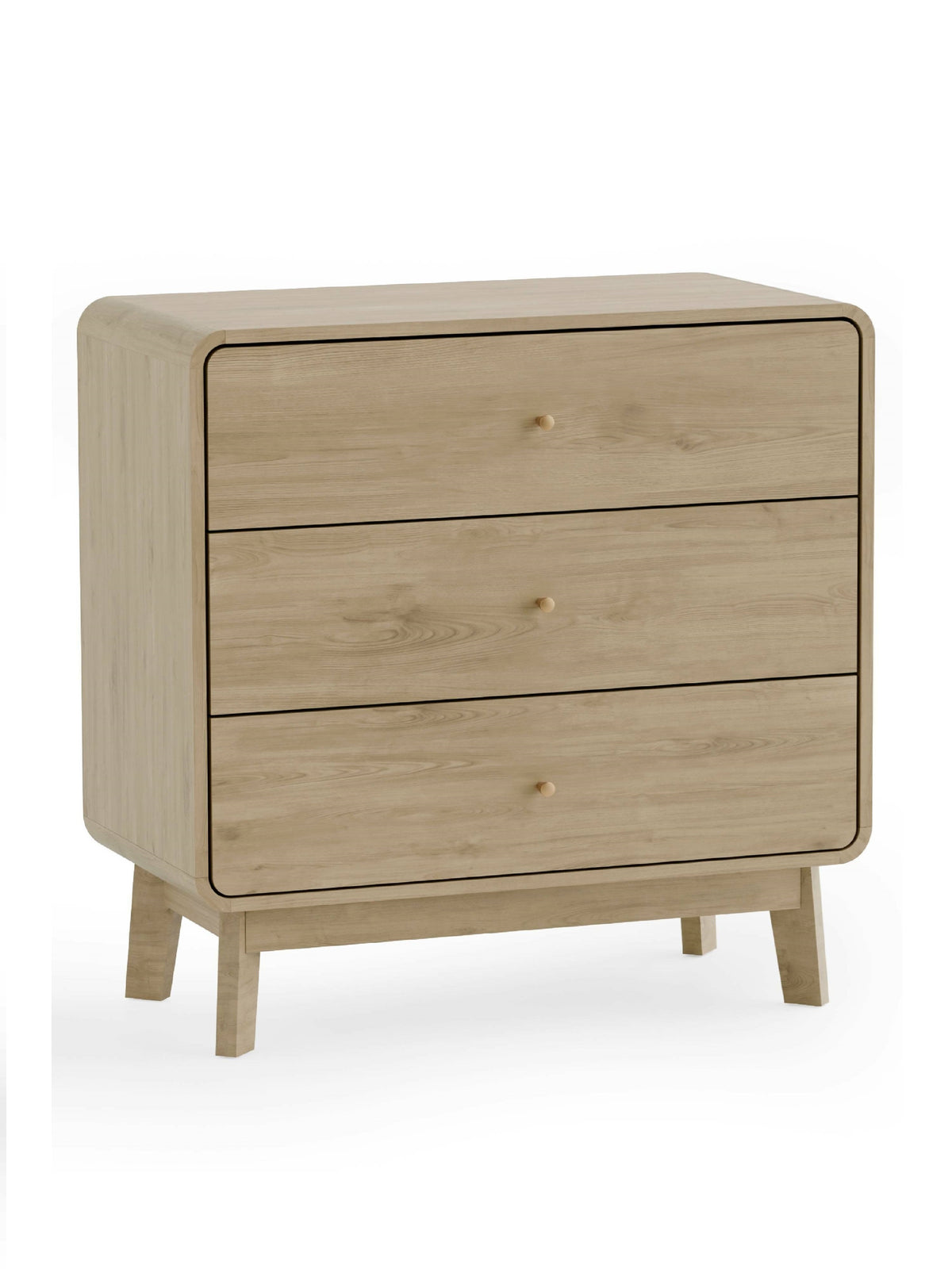 Ingrid 3 Drawer Chest Oak