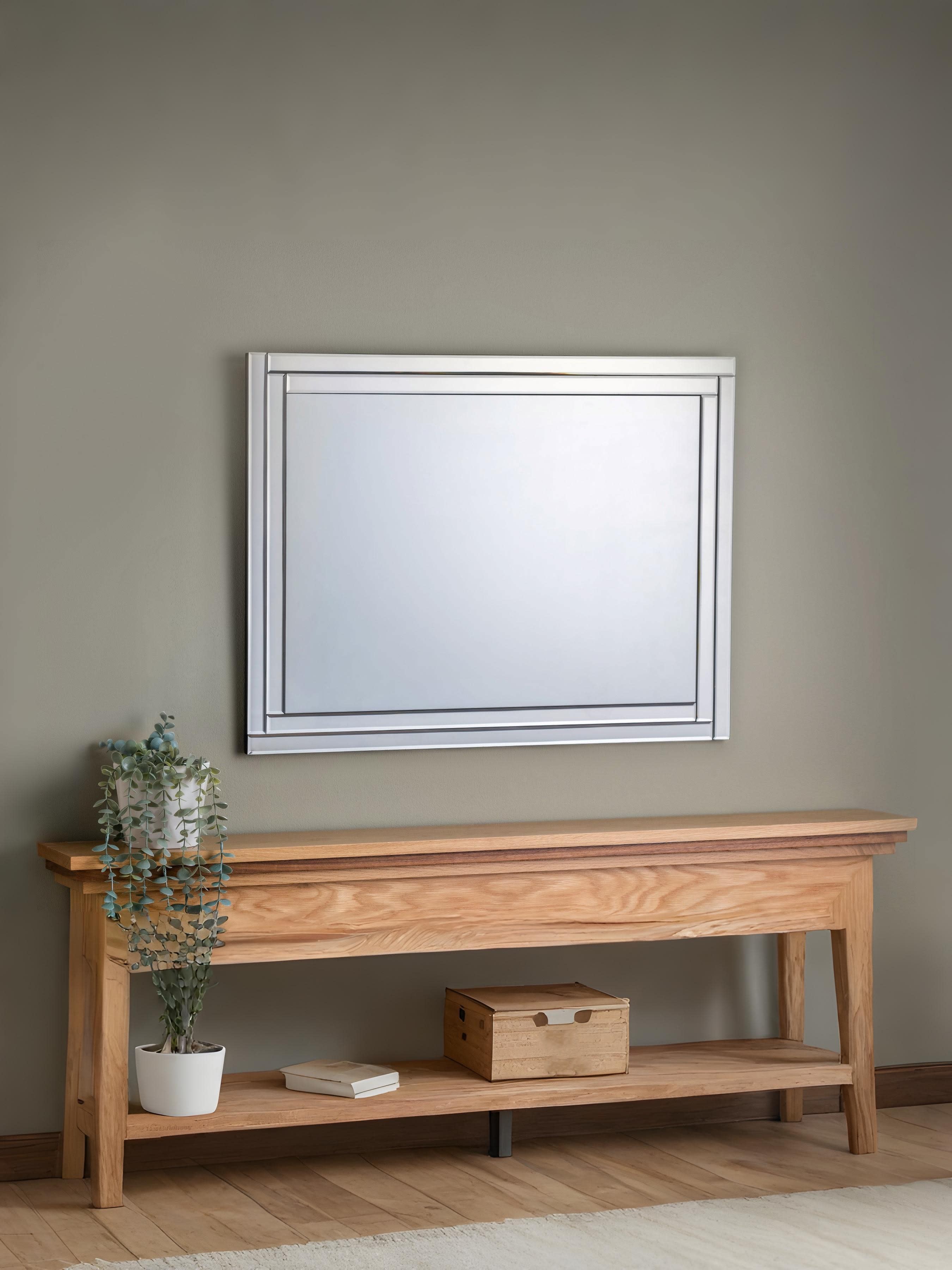 Deco Frameless Wall Mirror