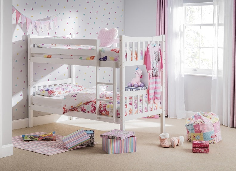 White Zodiac Bunk Bed Room