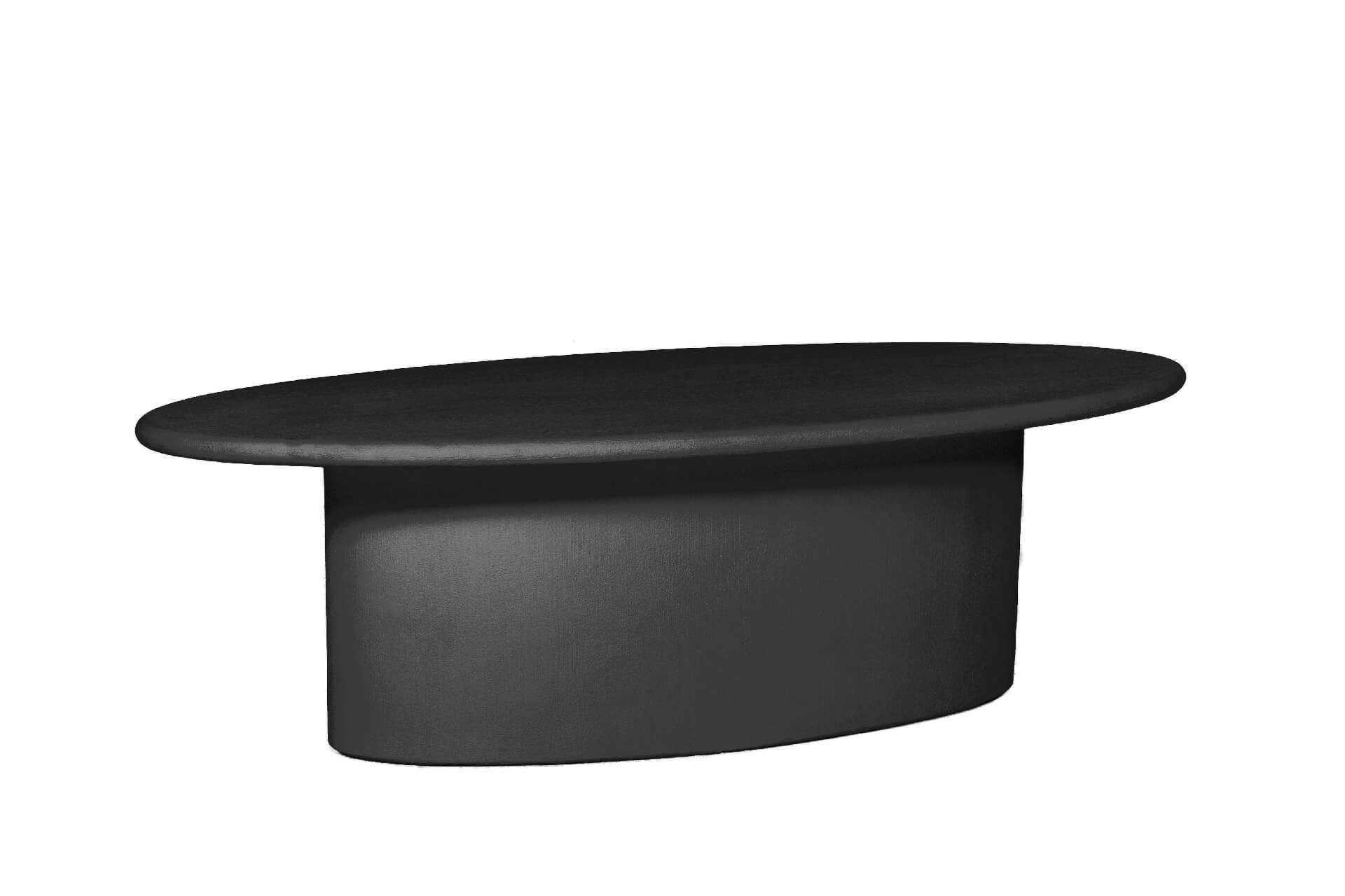 Ziola Coffee Tables in Black or White – Modern Concrete Finish Coffee Table for Industrial Style Homes