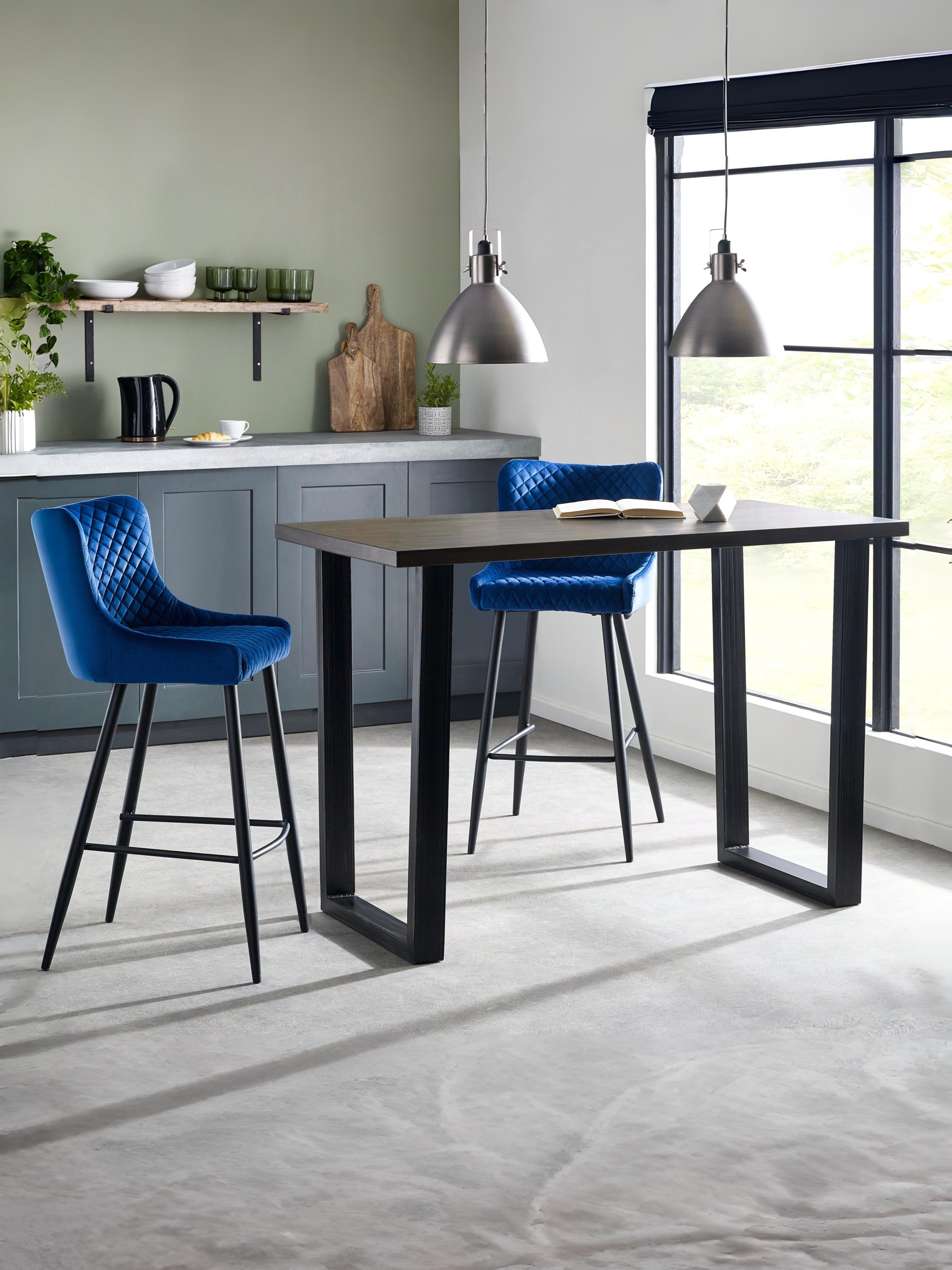 Brooklyn Bar Table Dark Oak