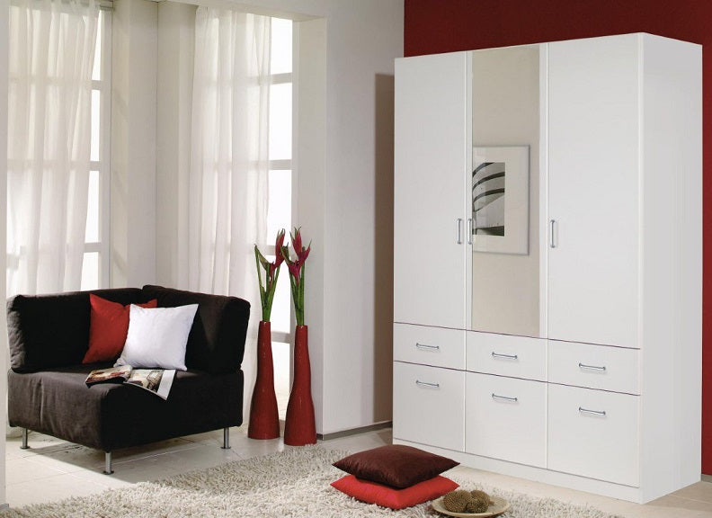 Zurich Three Door Mirrorred Wardrobes **SPECIAL OFFER**