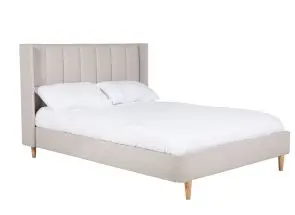 Allegra Bed - 6ft Cashmere (Pre-order for May delivery)