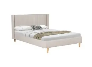 Allegra Bed - 4ft6 Cashmere (Pre-order for August delivery)