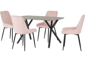 Athens Rectangular Table & Avery Chair Set