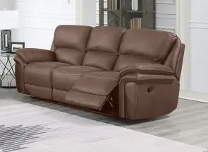 Blaine 3RR Sofa in chestnut