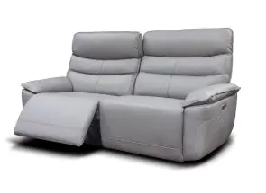 Cadiz Grey Three Seat Sofa W/Optional Power