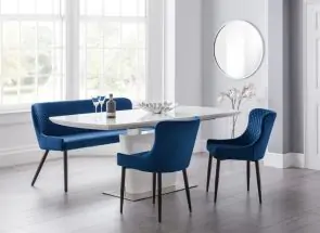 Como & Luxe Blue Dining Set