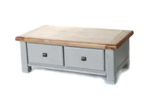 Danube Grey Coffee Table With Drawers