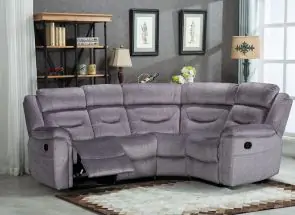 Dudley Grey Fabric Corner Sofa