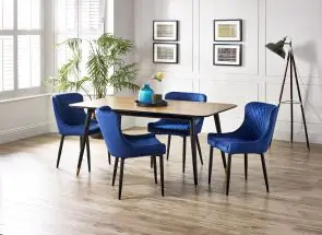 Findlay Rectangular Dining Table & Luxe Chair Set