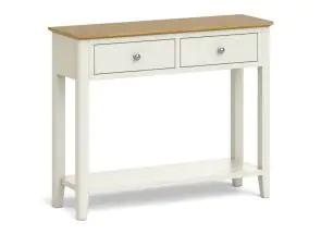Ascot Ivory Two Tone Painted Console Table