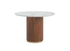 Harvard Round Dining Table - Marble Top