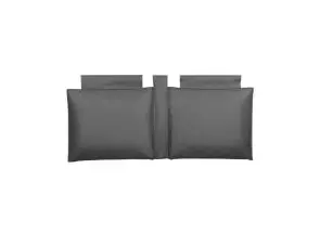 Enzo 4ft6 Headboard Cushion - Dark Grey