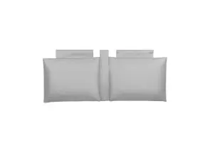 Enzo 5ft Headboard Cushion - Light Grey