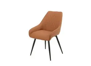 Gabriel Dining Chair Cognac (Salmon) (Pre-order for January delivery)