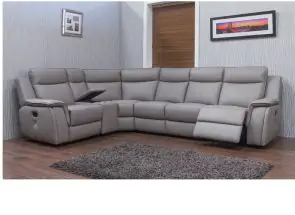 Infiniti Taupe Grey Corner Sofa Room