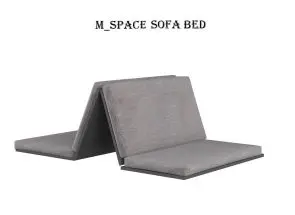 M-Space Bed With Sofa Bed - open