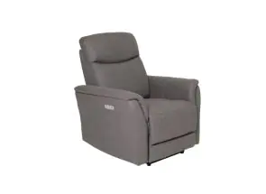 Mortimer Grey Electric Reclining Armchair