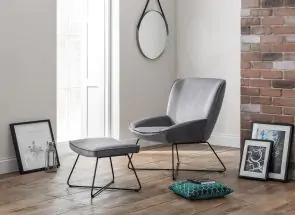 Mila Occasional Chair W/Footstool