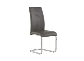 Monaco Grey PU Chair 