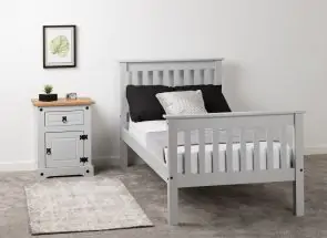 Monaco Bed & Corona Grey Bedroom