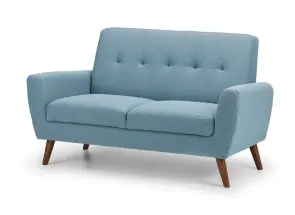 Monza Blue Two Seat Sofa