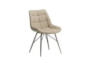 Nova Fabric Taupe Chair - 1