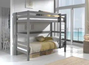 Pino 180 High Grey Bunk Bed - room