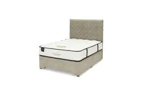 NS Spinal Support Divan, Glide Leg & Full Height Quilted HB