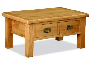 Salisbury Oak Coffee Table + Drawer