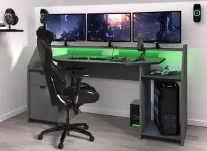 extra wide computer gaming desk