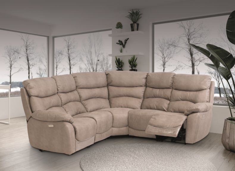 Fabric Powered Corner Sofas