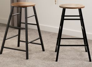 Athens Stools With Sonoma Effect Seat Pair