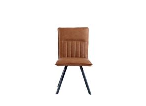 Faux Leather Chair 24 in Tan - 1