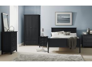 Maine Anthracite Bed Frame