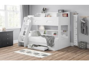 Orion White Triple Sleeper Bedroom