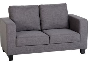 Tempo Grey Fabric Two Seat Sofa